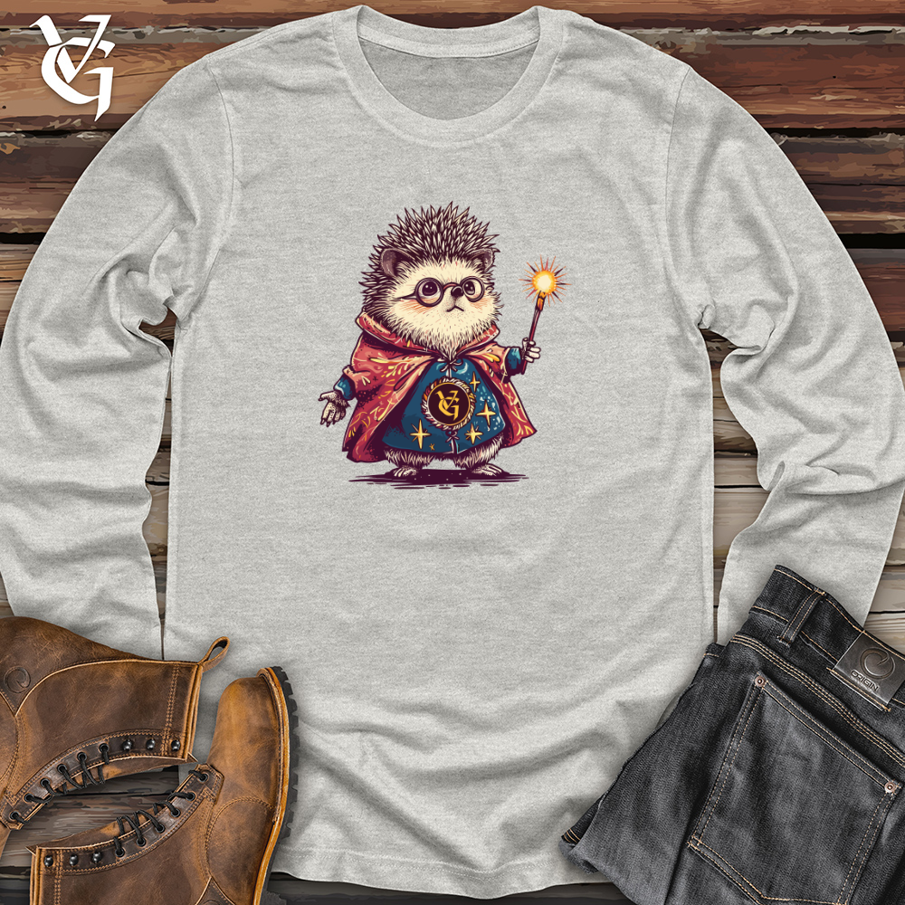 Viking Goods Hedgehog Wizard Enchantment Long Sleeve Ash / L