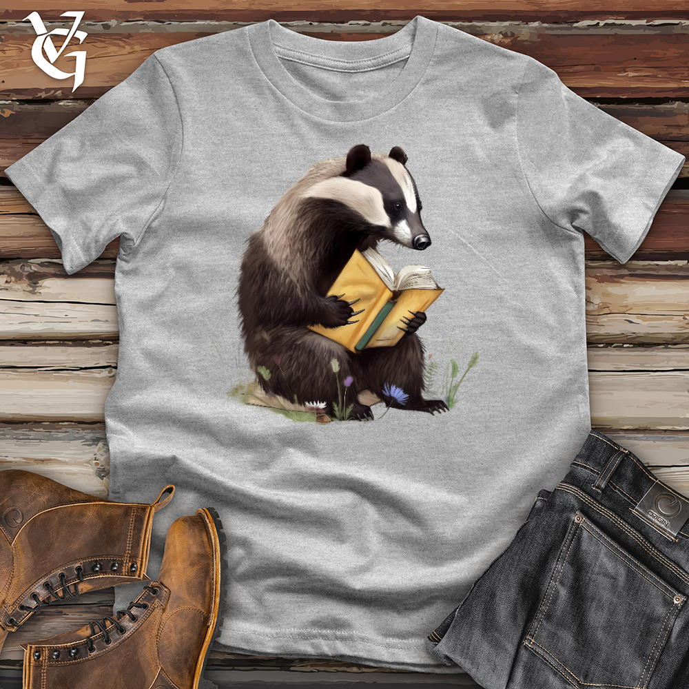 Viking Goods Honey Badger Professor Cotton Tee Ash / L