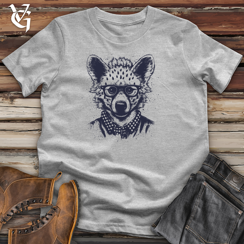 Viking Goods Hyena Wilderness Hipster Wanderlust Cotton Tee Ash / L