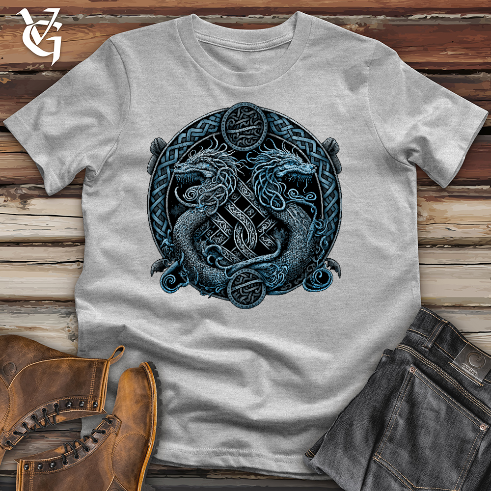 Viking Goods Icy Dragons Cotton Tee Ash / L