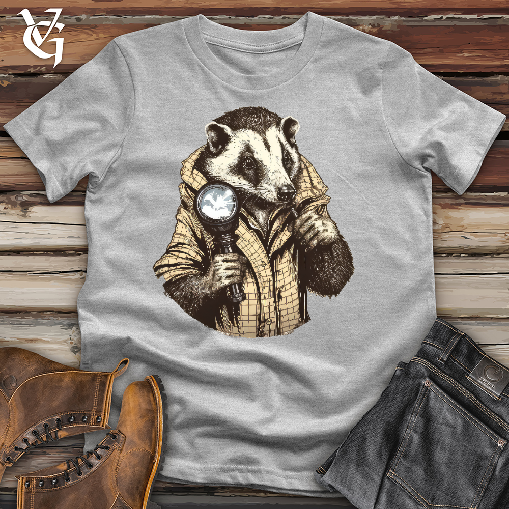 Viking Goods Inspector Badger Cotton Tee Ash / L