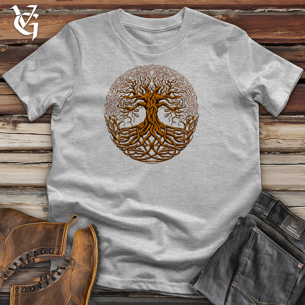 Viking Goods Intricate Tree Life Cotton Tee Ash / L