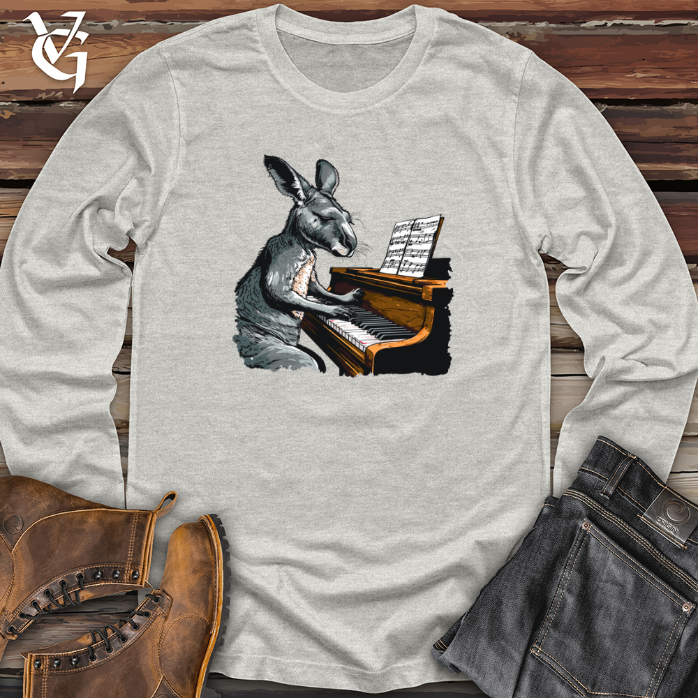 Viking Goods Kangaroo Piano Concert Long Sleeve Ash / L