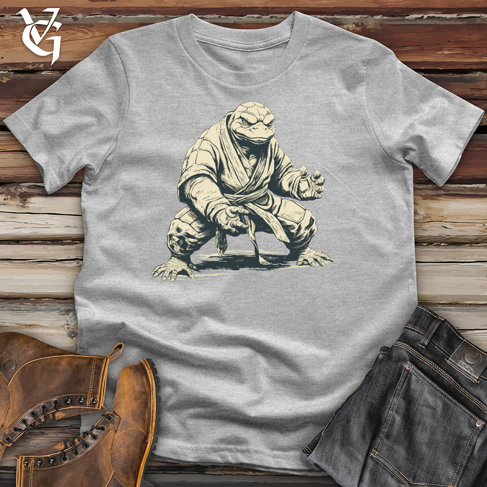 Viking Goods Karate Turtle Cotton Tee Ash / L