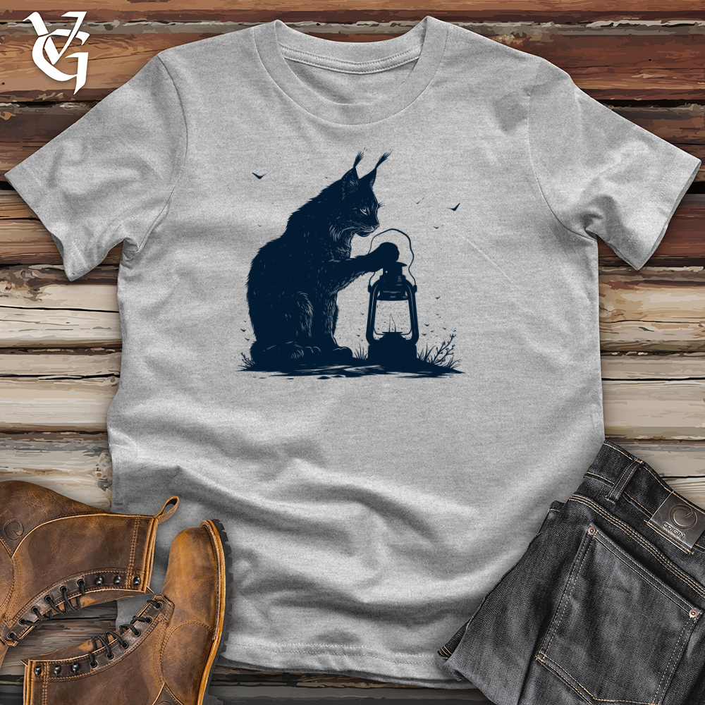 Viking Goods Lynx Lantern Guardian Cotton Tee Ash / L