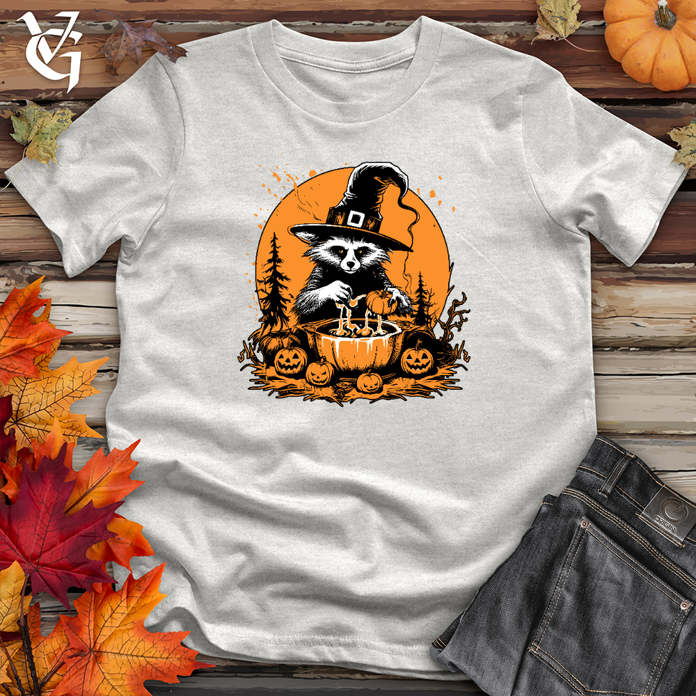 Viking Goods Mystic Cauldron Raccoon Cotton Tee Ash / L