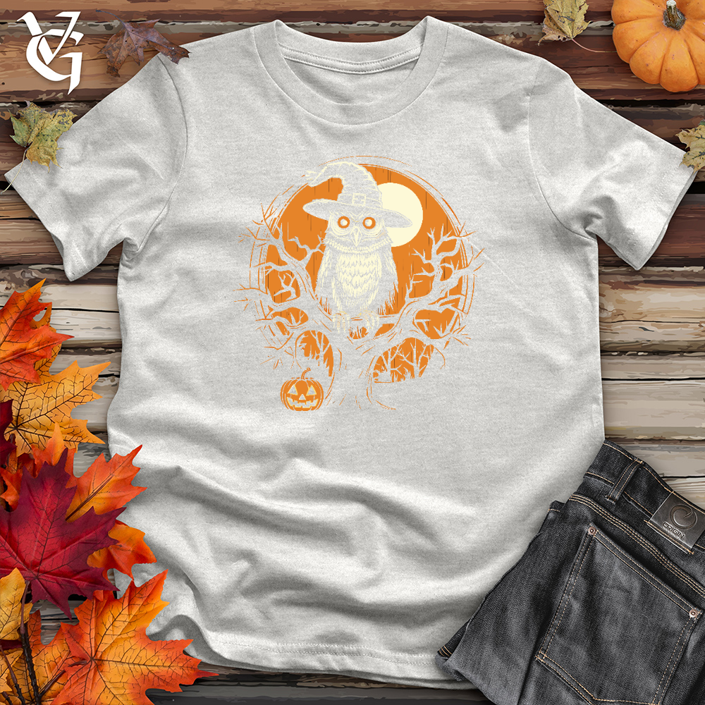 Viking Goods Mystical Owl Witch Hat Cotton Tee Ash / L