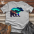 Northern Lights Bear Cotton Tee