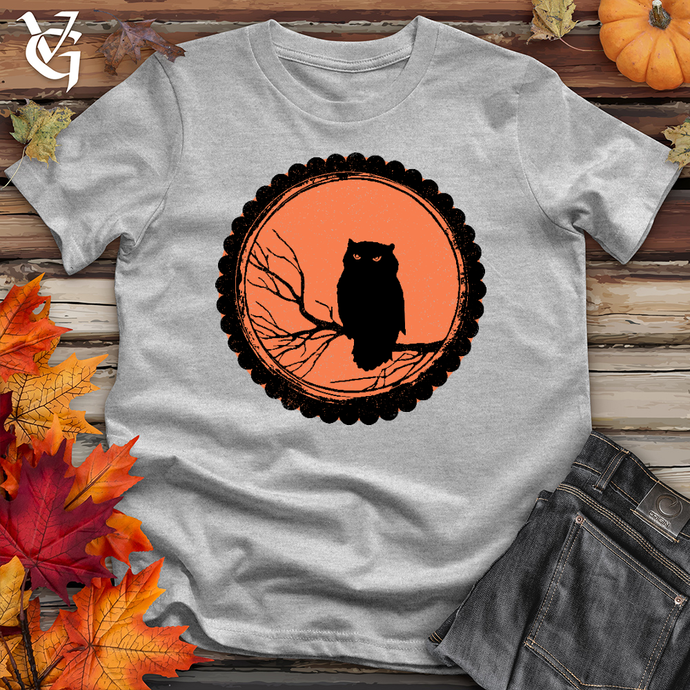 Viking Goods O'hallow's Owl Cotton Tee Ash / L