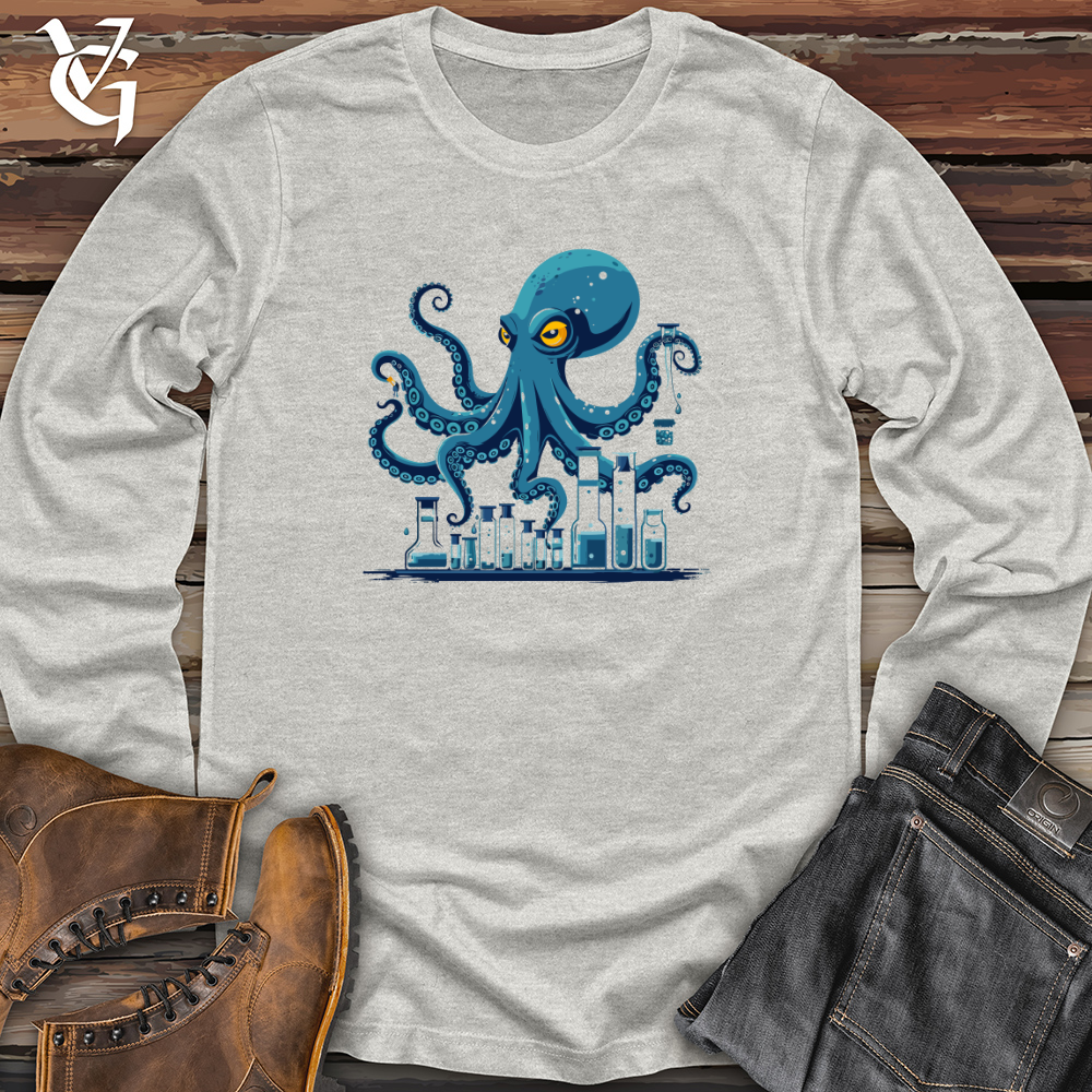 Viking Goods Octopus Lab Experiment Long Sleeve Ash / L