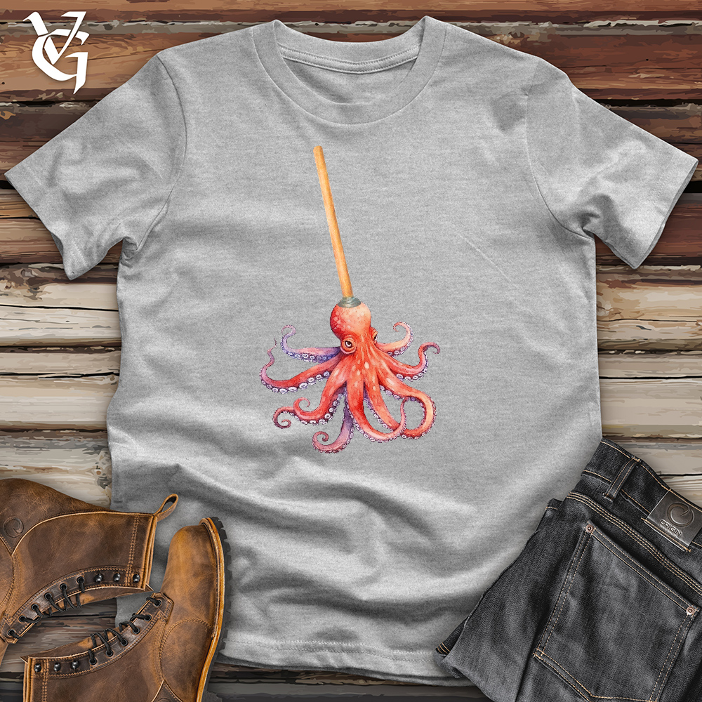 Viking Goods Octopus Mop Cotton Tee Ash / L