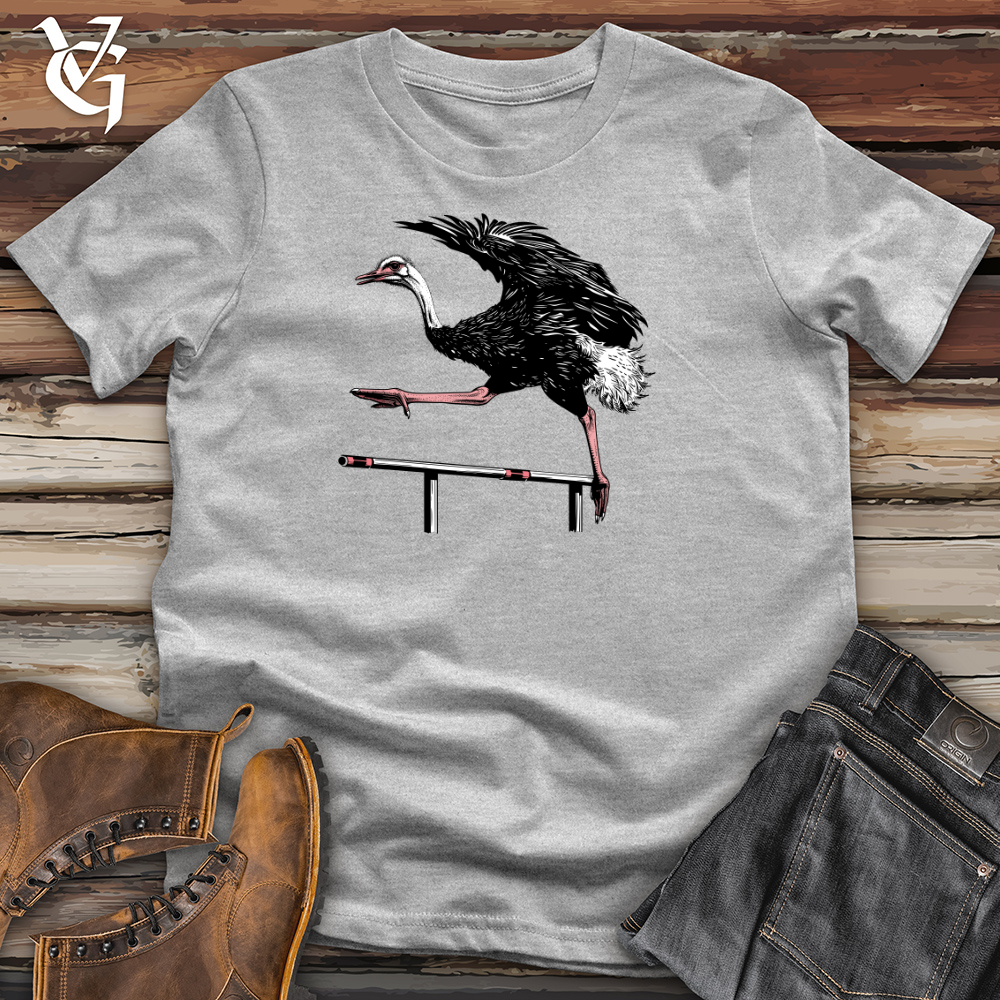 Viking Goods Ostrich Hurdle Sprint Cotton Tee Ash / L