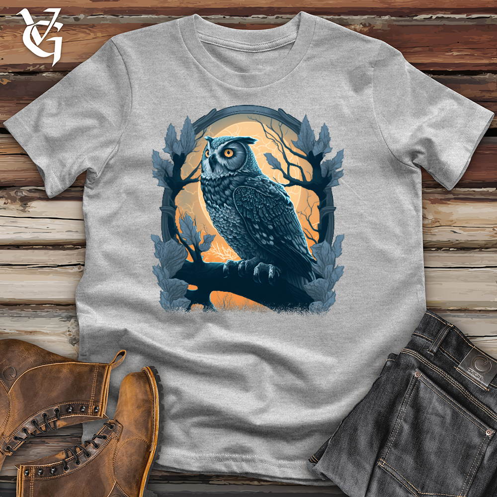 Viking Goods Owl Branch Cotton Tee Ash / L