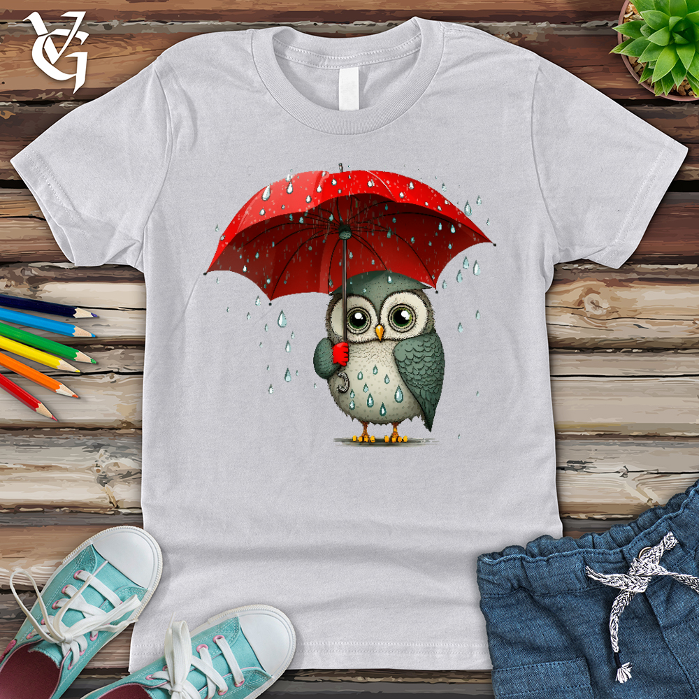 Viking Goods Owl in the Rain Youth Tee Ash / L