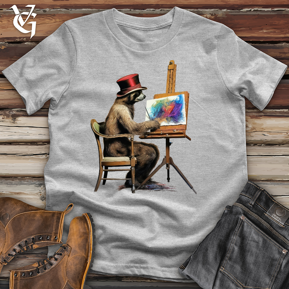 Viking Goods Painting Sloth Cotton Tee Ash / L