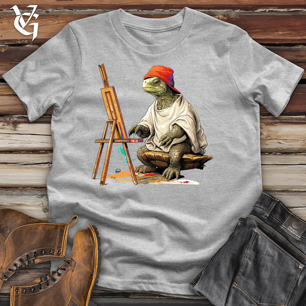 Viking Goods Painting Turtle Cotton Tee Ash / L