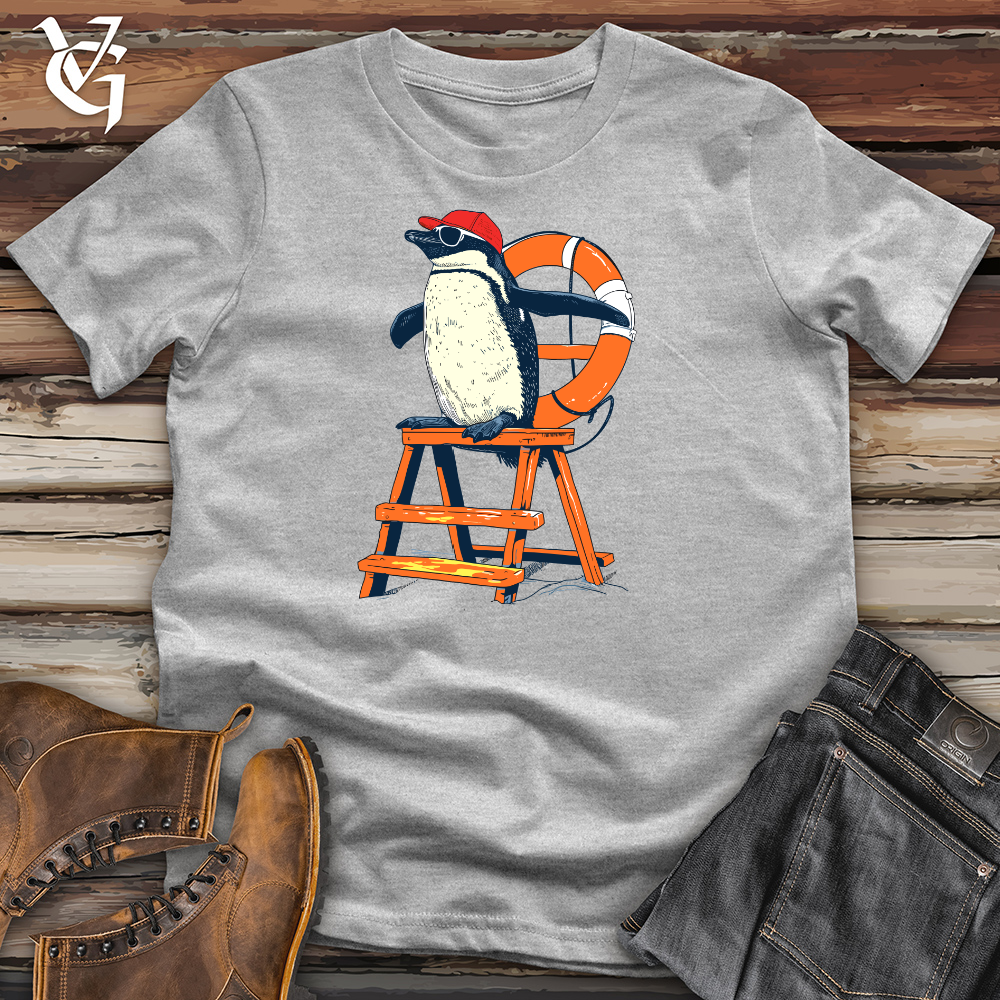 Penguin Lifeguard Duty Cotton Tee