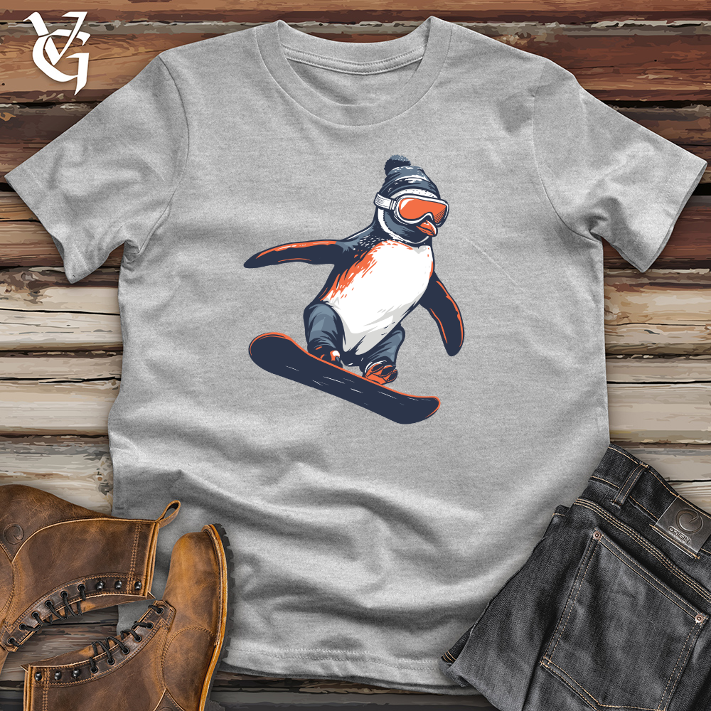 Viking Goods Penguin Snowboard Thrill Cotton Tee Ash / L