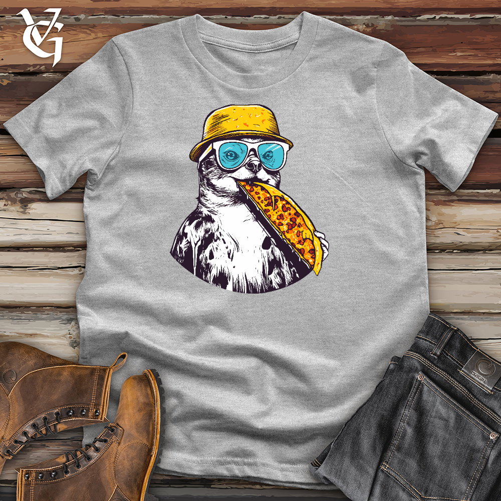 Viking Goods Pizza Chill Penguin Cotton Tee Ash / L
