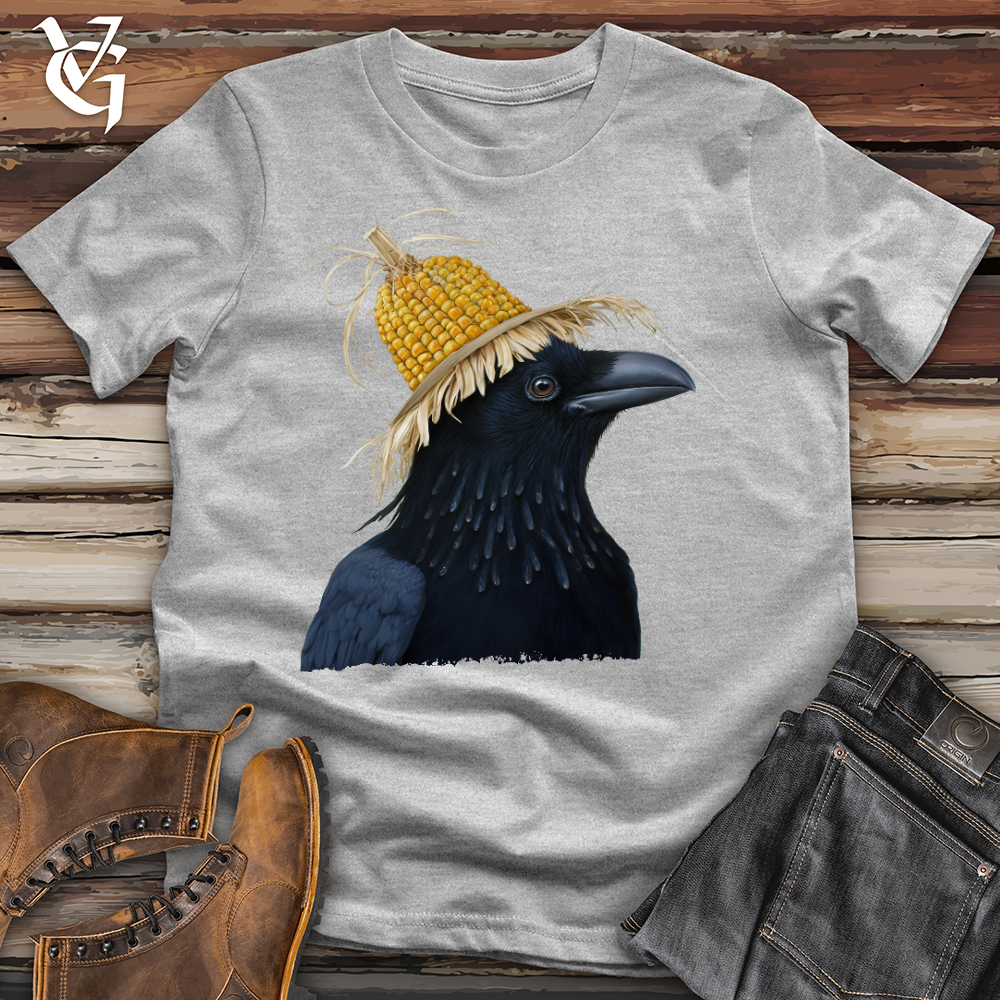 Viking Goods Raven Cob Head Cotton Tee Ash / L
