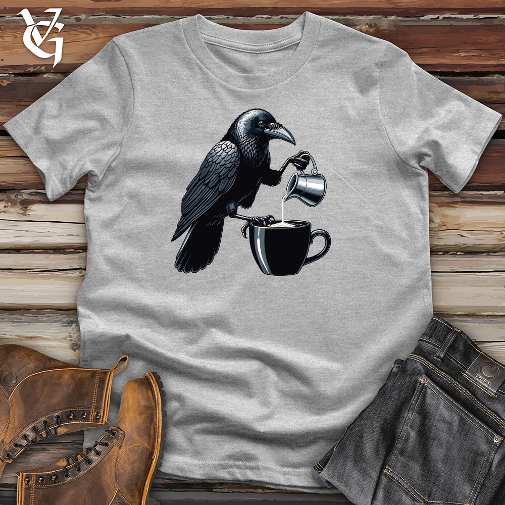 Viking Goods Raven Coffee'n Creamer Cotton Tee Tan / L