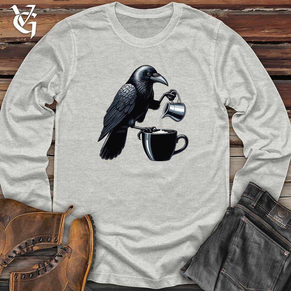 Viking Goods Raven Coffee'n Creamer Long Sleeve Ash / L