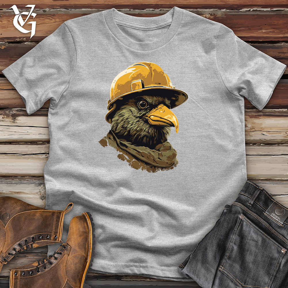 Viking Goods Raven Construction Crew Cotton Tee Tan / L