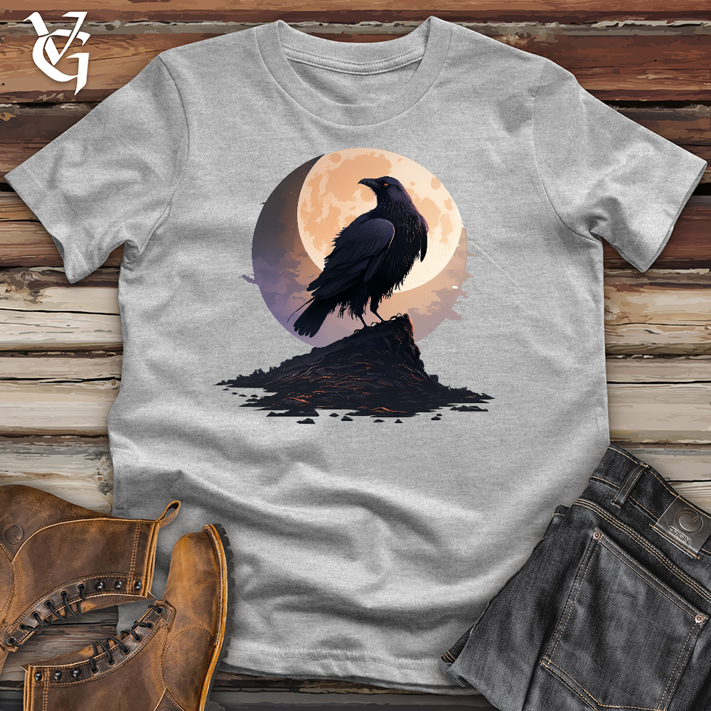 Viking Goods Raven Moon Kisses Cotton Tee Ash / L