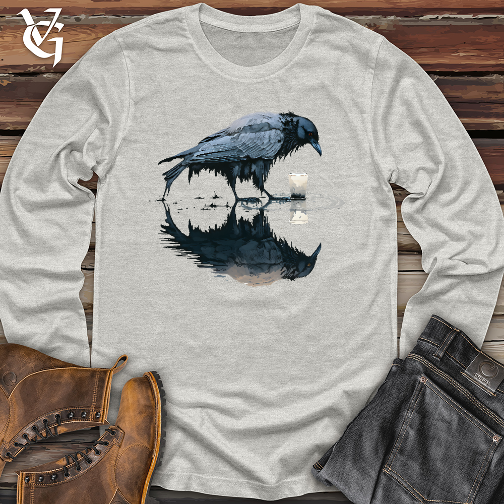 Viking Goods Raven Reflection Long Sleeve Ash / L