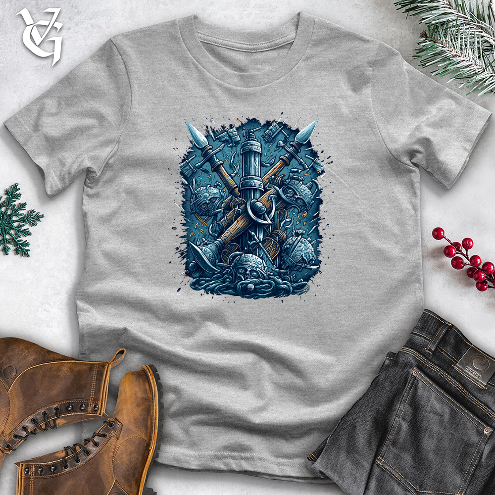 Viking Goods Remnants of the Raid Cotton Tee Ash / L