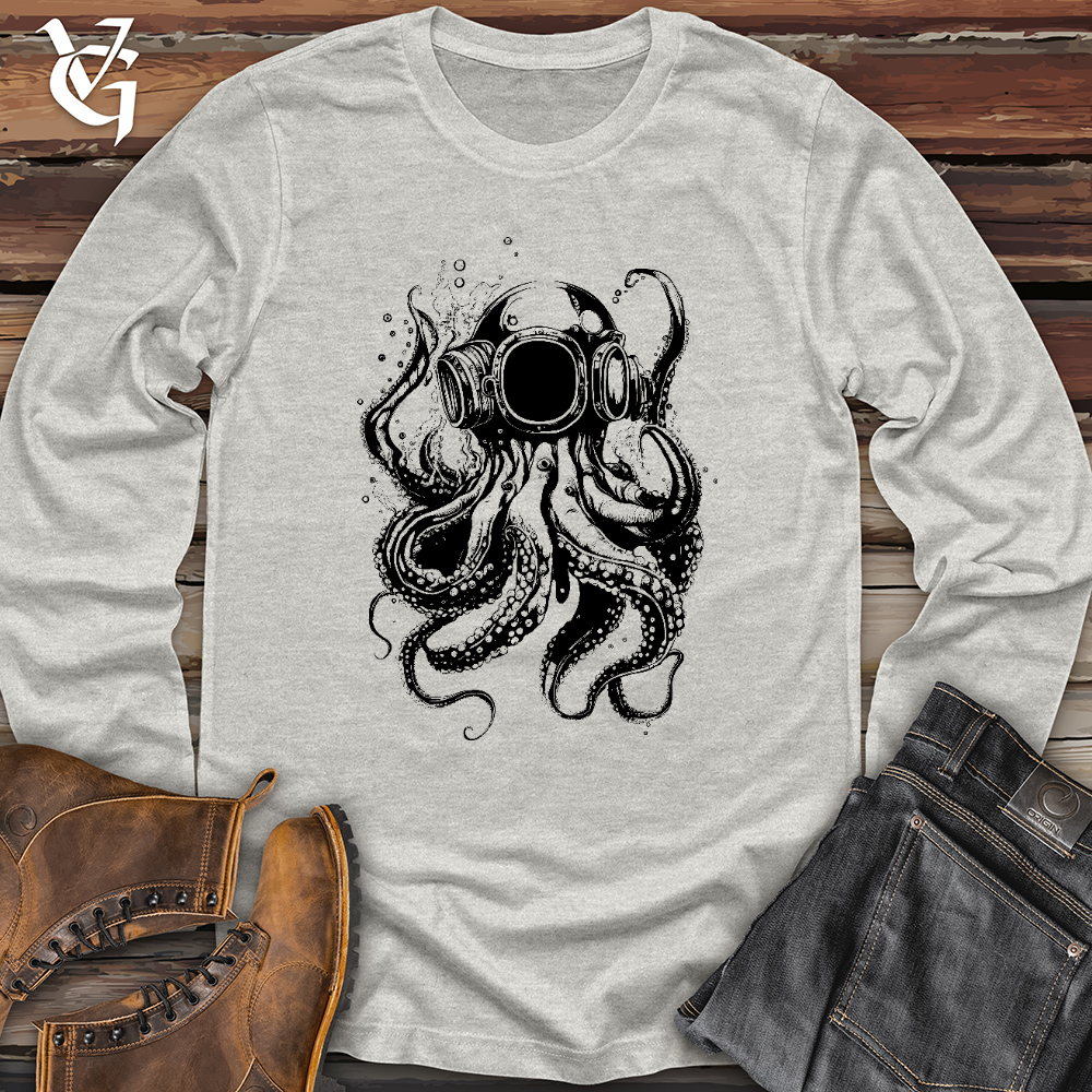Viking Goods Scuba Octopus Long Sleeve Ash / L