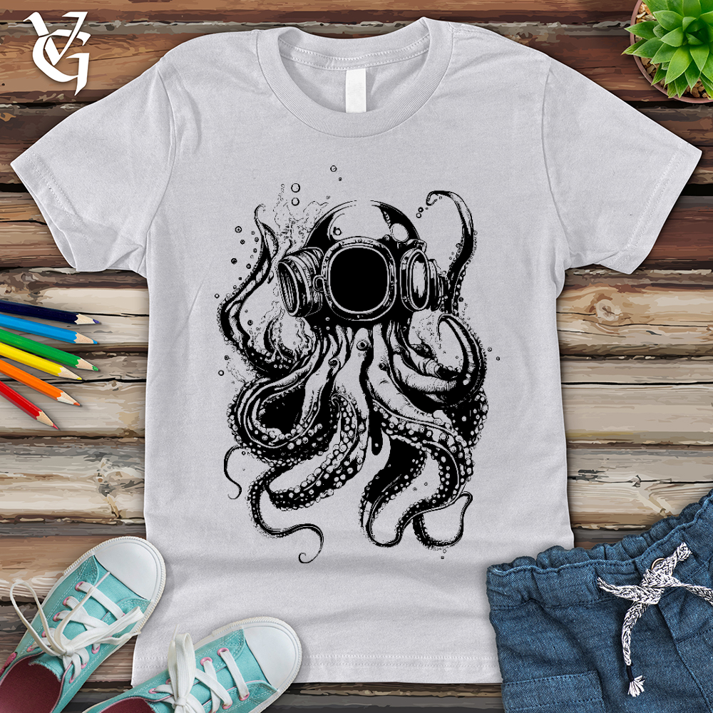 Viking Goods Scuba Octopus Youth Tee Ash / L