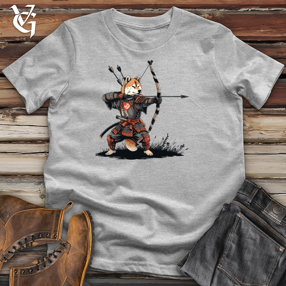 Viking Goods Shiba Inu Samurai Cotton Tee Ash / L