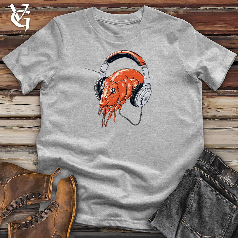 Viking Goods Shrimp Headphone Harmony Cotton Tee Ash / L