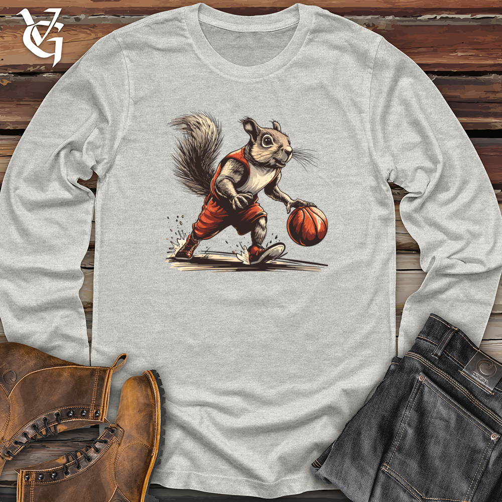 Viking Goods Squirrel Basketball Hustle Long Sleeve Storm / L