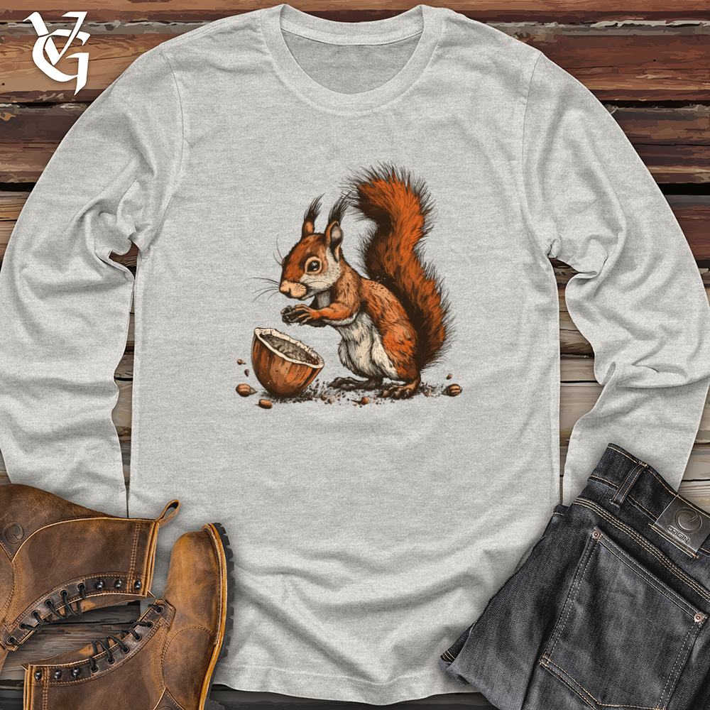 Viking Goods Squirrel Nut Feast Long Sleeve Ash / L