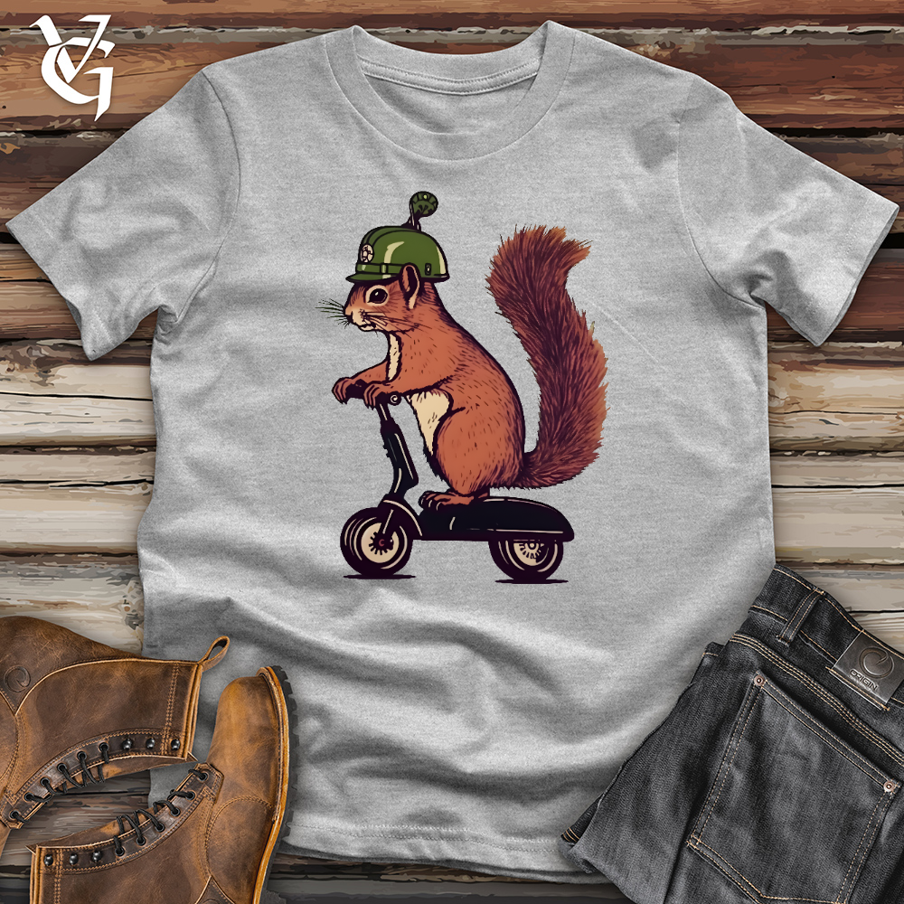 Viking Goods Squirrel Scoot Cotton Tee Ash / L