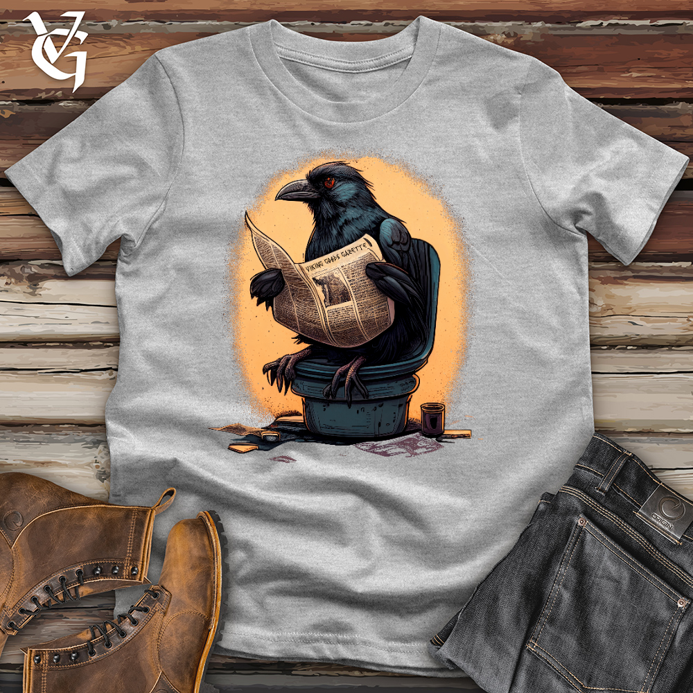 Viking Goods The Raven Rip Cotton Tee Ash / L