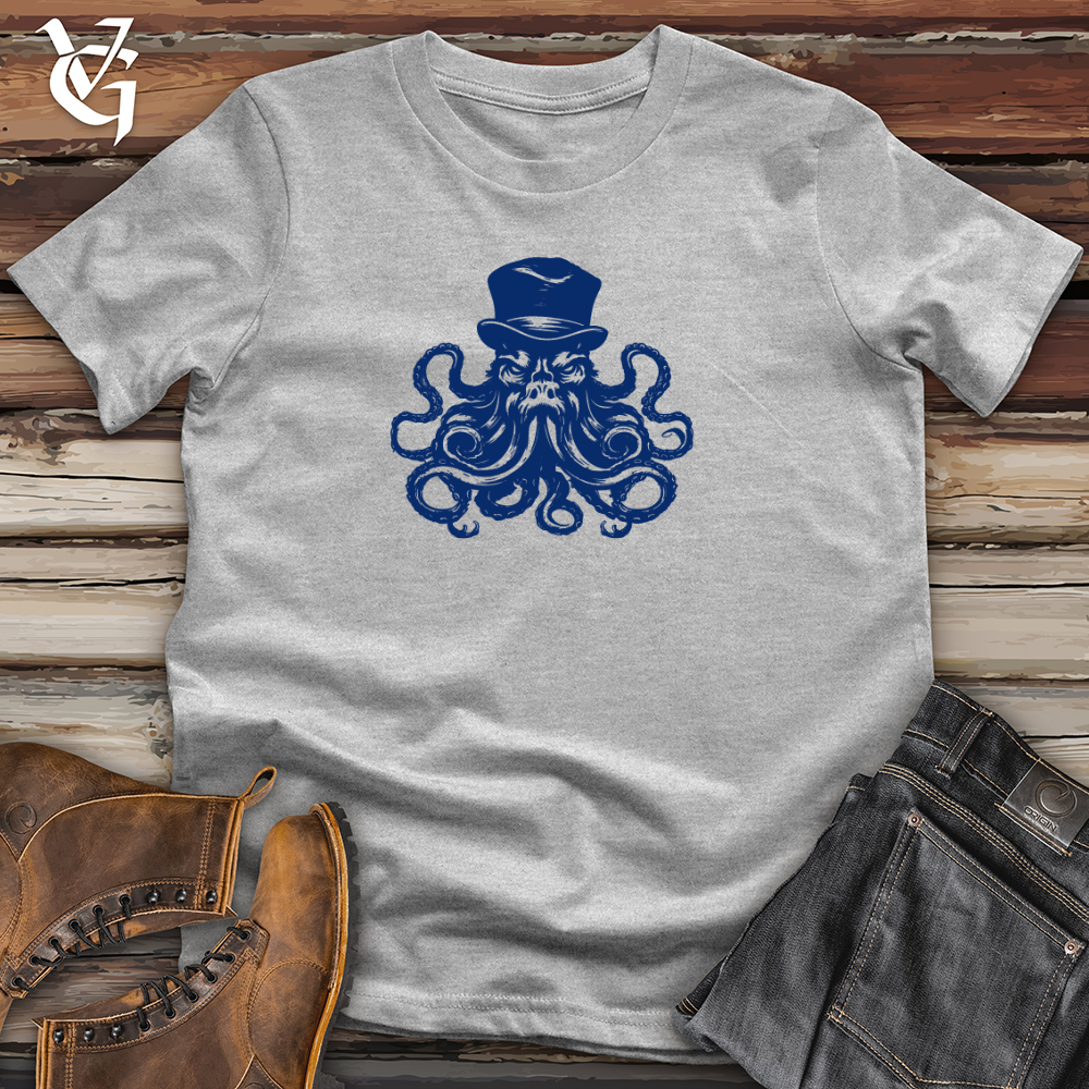 Viking Goods Top Hat Kraken Cotton Tee Ash / L