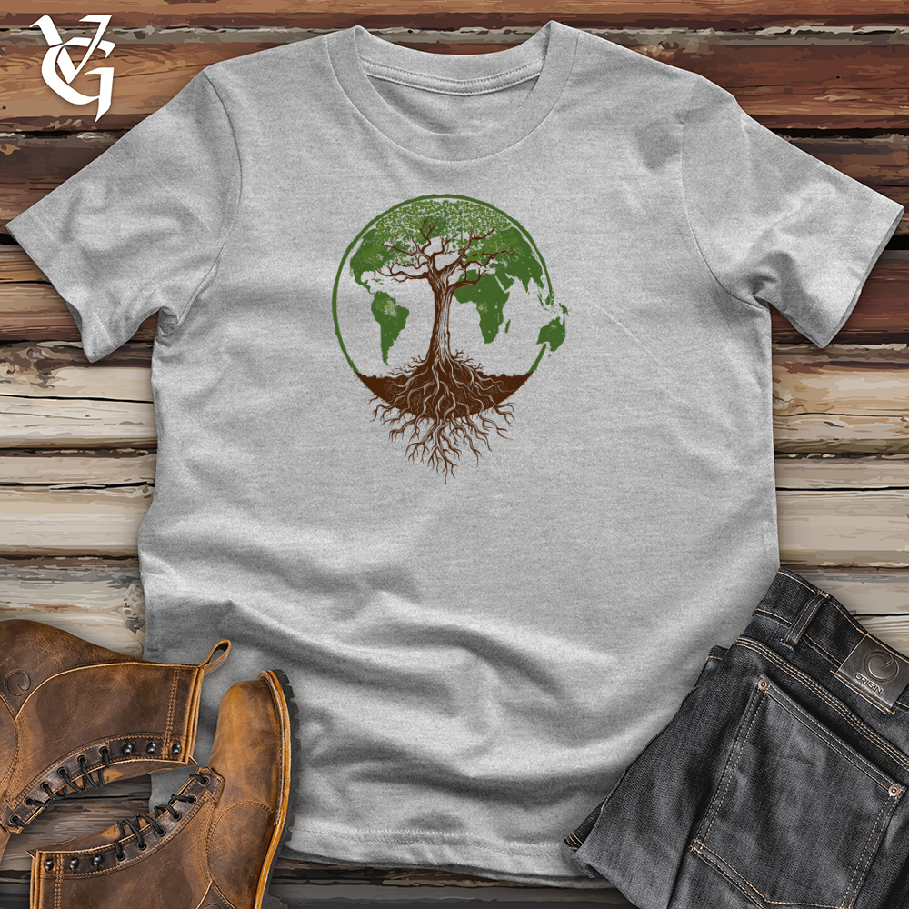 Viking Goods Tree of Life Earth Cotton Tee Ash / L