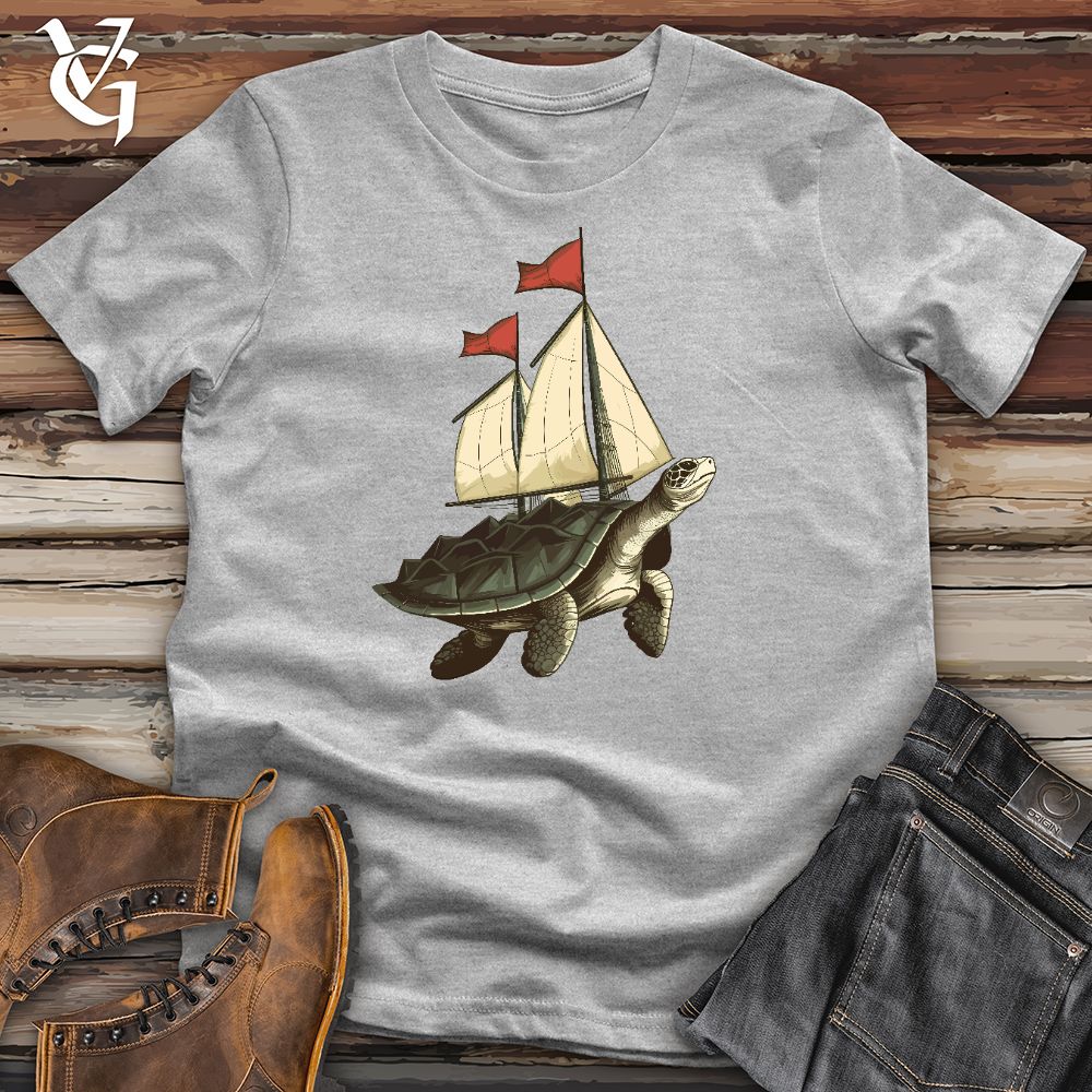 Viking Goods Turtle Sailboat Cotton Tee Ash / L