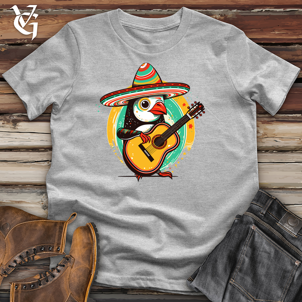 Viking Goods Ukulele Fiesta Penguin Cotton Tee Ash / L