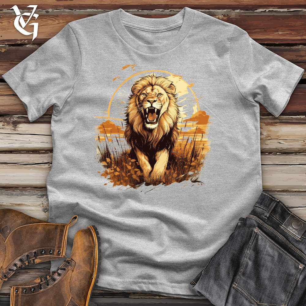 Viking Goods Untamable Lion Cotton Tee Ash / L