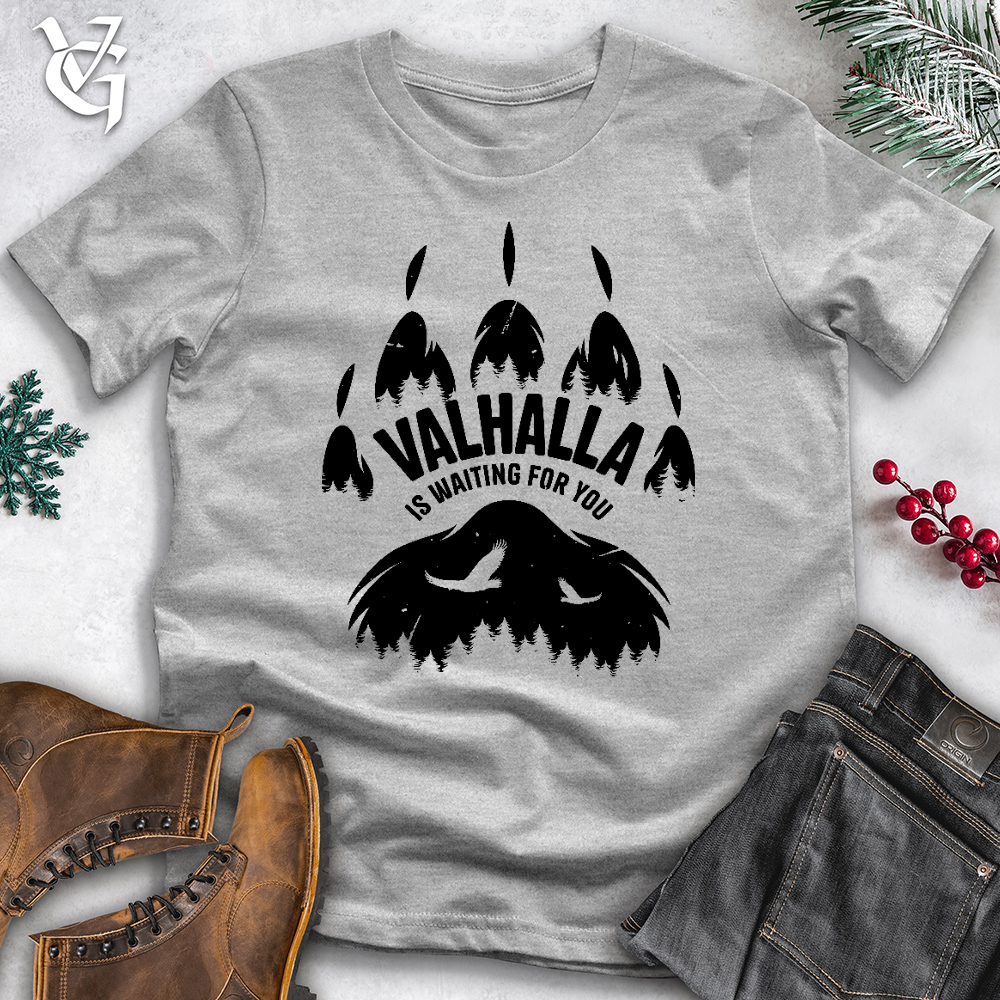 Viking Goods Valhalla Is Waiting Cotton Tee Ash / L