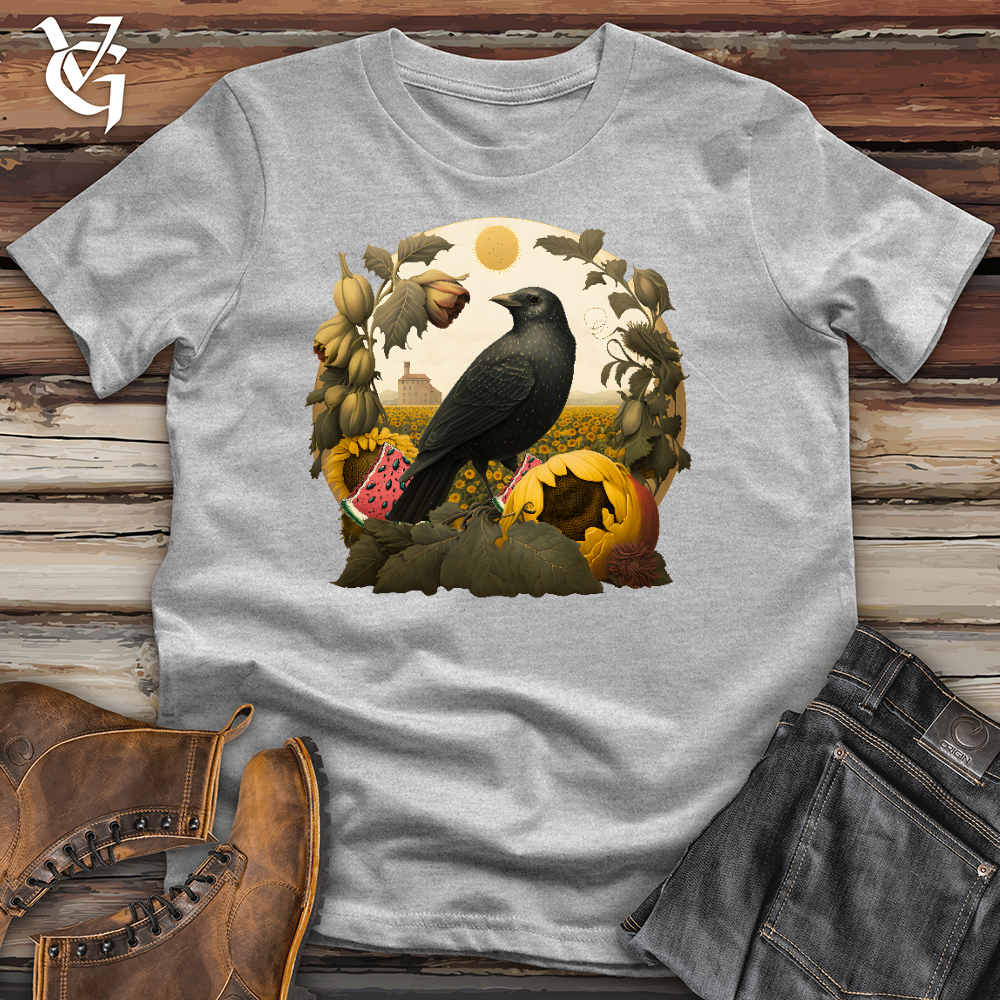 Viking Goods Watermelon Raven Perch Cotton Tee Ash / L