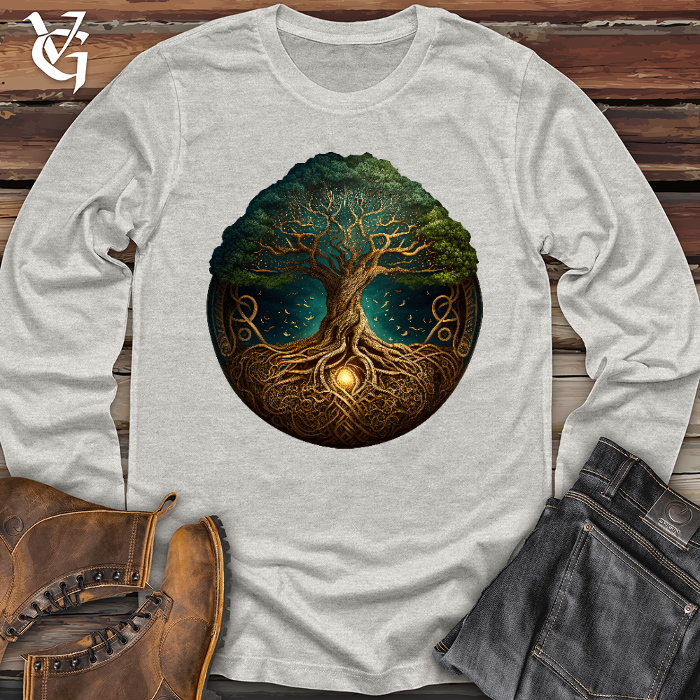 Viking Goods Yggdrasil Tree Long Sleeve Ash / L