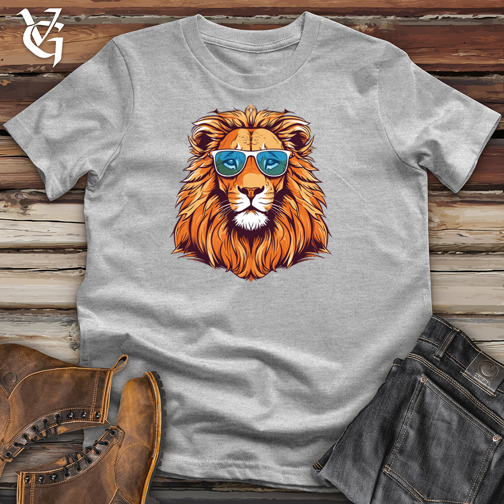 Viking Goods Zenned-out Lion Cotton Tee Ash / L