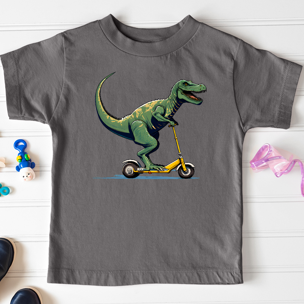 Viking Goods Dino Scoot Toddler Tee Asphalt / 2T