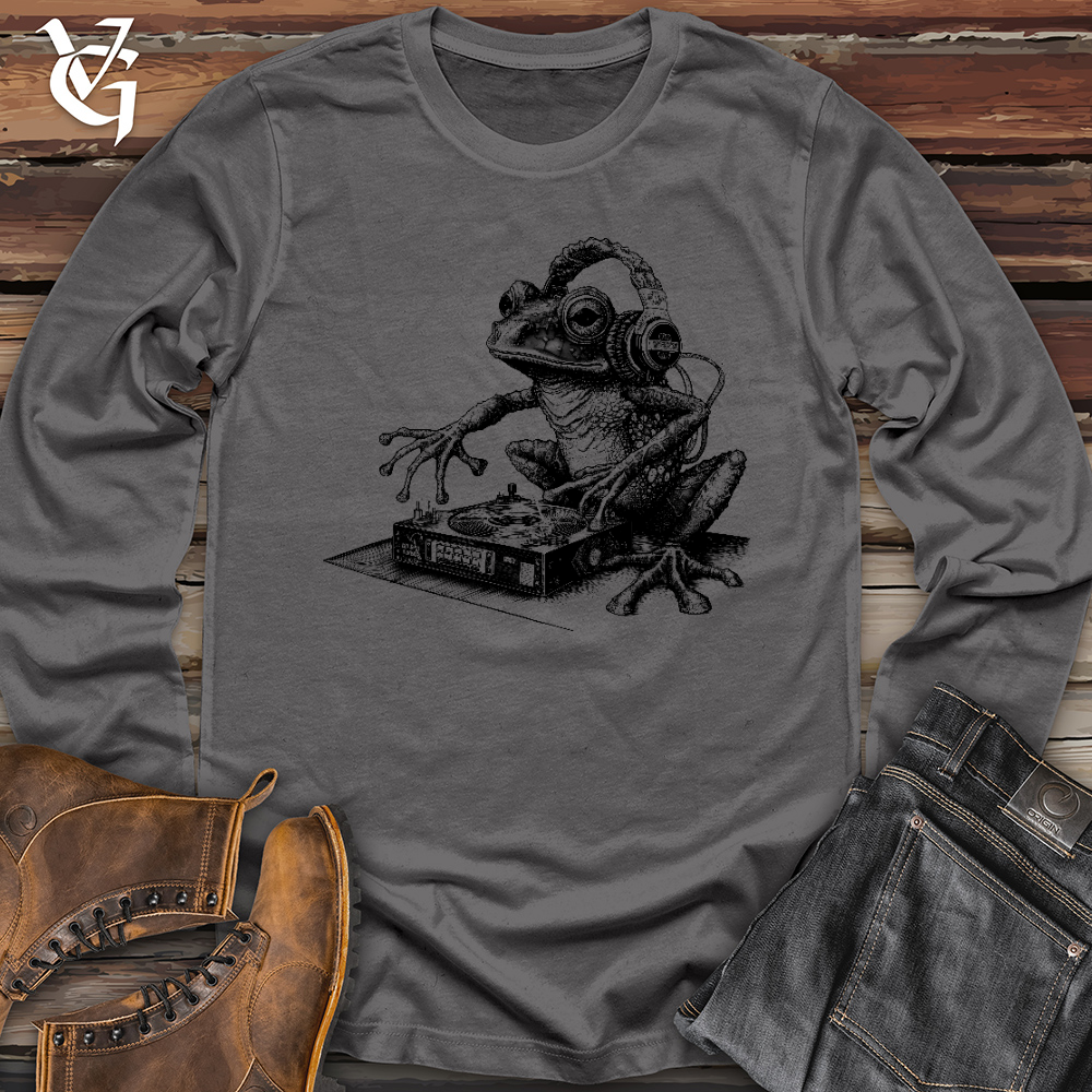 Viking Goods Dj Frog Long Sleeve Asphalt / L