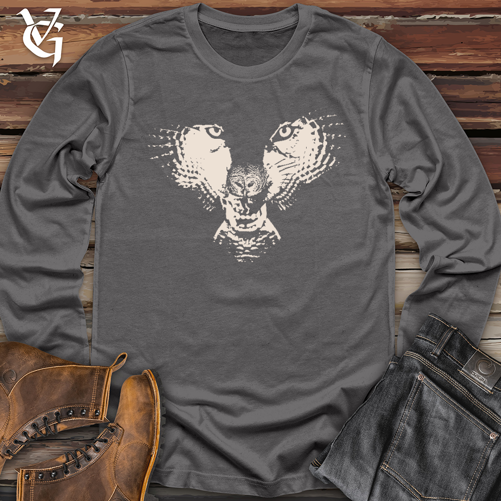 Viking Goods Flying Wolf Long Sleeve Asphalt / L